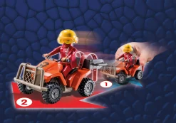 Imaginaire|Dinos & Dragons|PLAYMOBIL Dragons : Les Neuf Royaumes - Quad & Phil