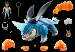 Imaginaire|Dinos & Dragons|PLAYMOBIL Dragons : Les Neuf Royaumes - Bissocorn & D'Angelo