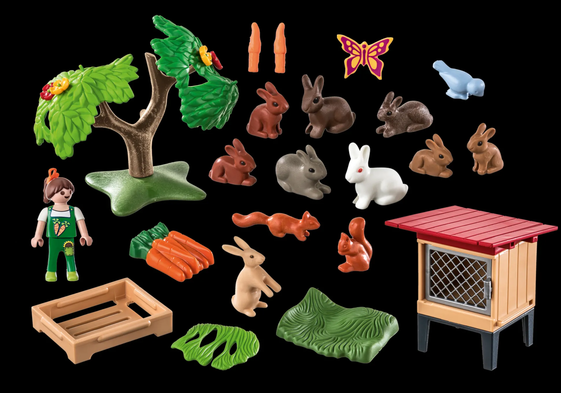 La Vie Quotidienne|Les Animaux|PLAYMOBIL Enfant avec enclos et lapins