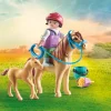 Les Animaux|PLAYMOBIL Enfant avec poney et son bébé