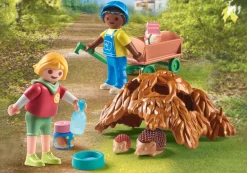 La Vie Quotidienne|Les Animaux|PLAYMOBIL Enfants avec famille de hérissons
