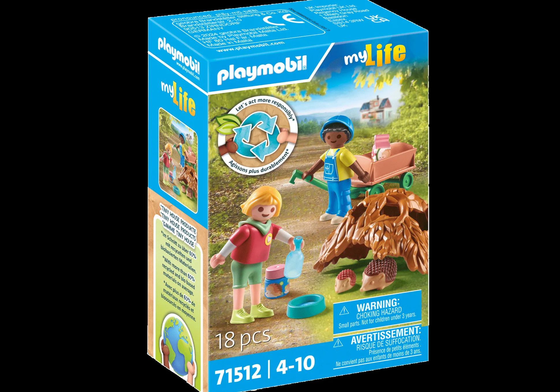 La Vie Quotidienne|Les Animaux|PLAYMOBIL Enfants avec famille de hérissons