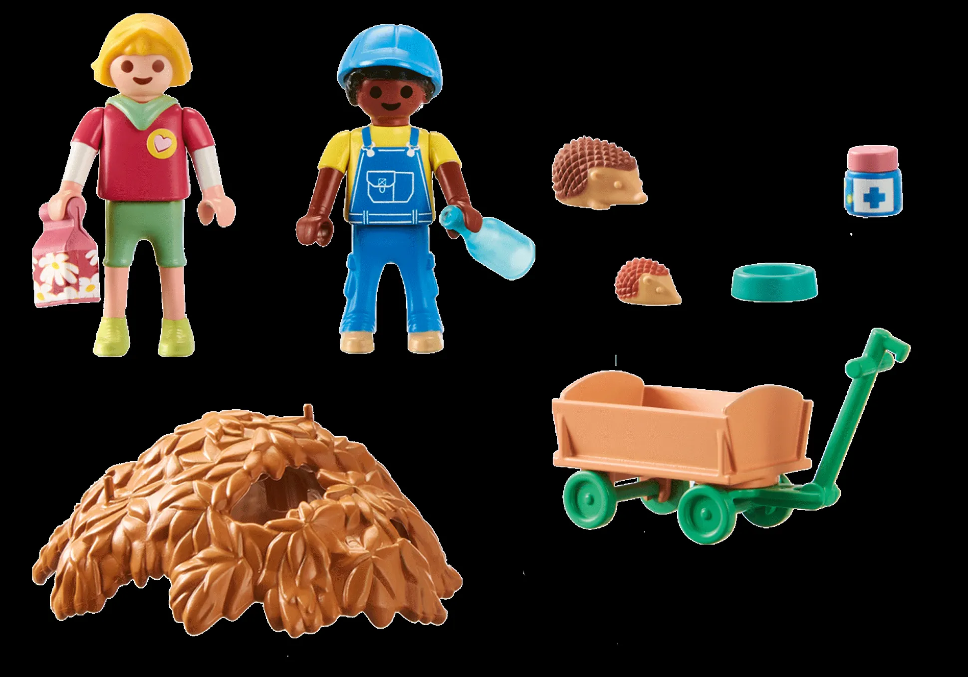La Vie Quotidienne|Les Animaux|PLAYMOBIL Enfants avec famille de hérissons