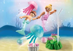 Imaginaire|PLAYMOBIL Enfants sirènes avec méduses et coquillages