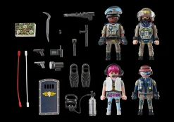 Héros Du Quotidien|Action & Aventure|PLAYMOBIL Equipe des forces spéciales avec bandit