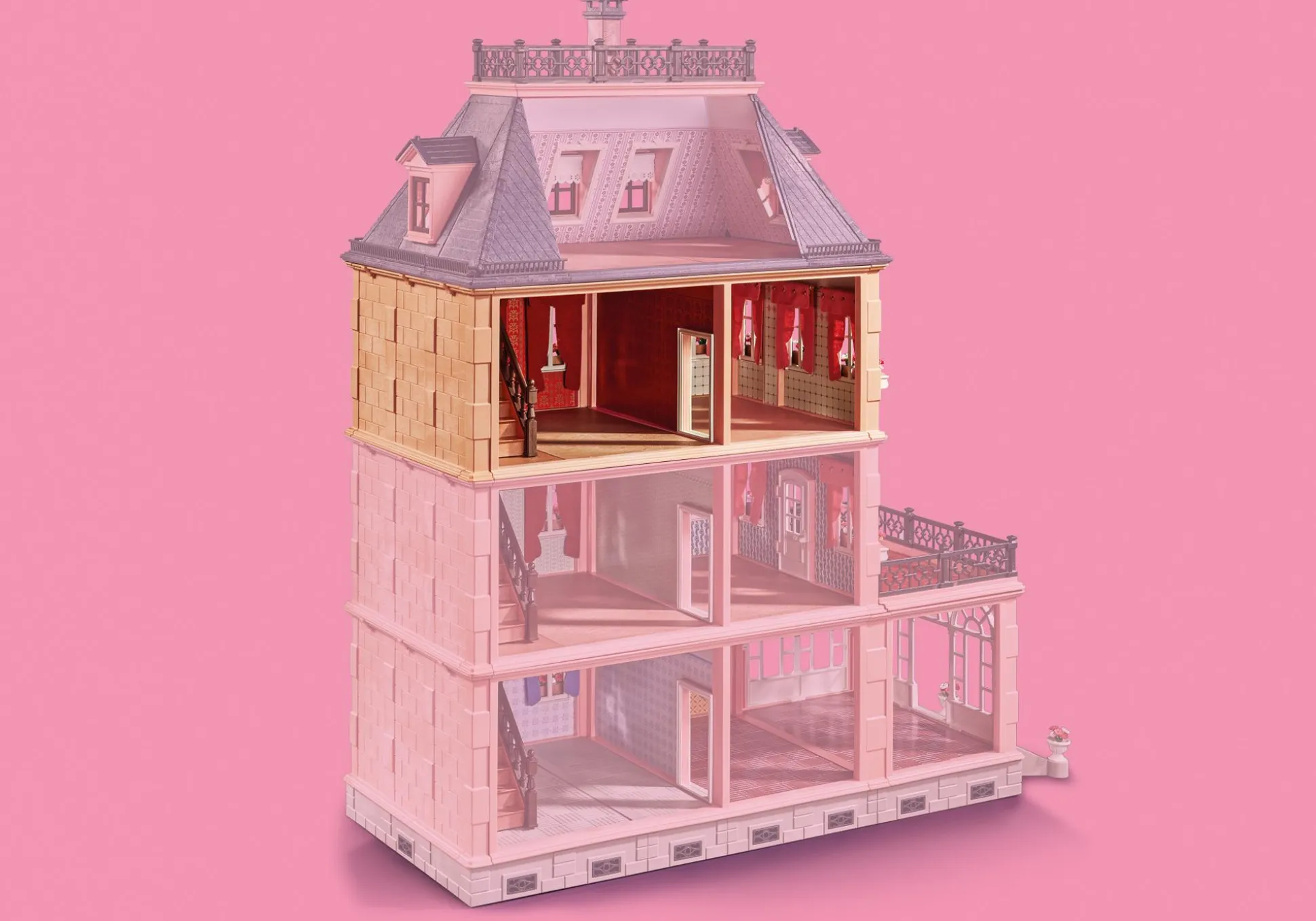 Histoire|Dollhouse|PLAYMOBIL Etage supplémentaire pour Maison Belle Epoque
