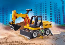 Héros Du Quotidien|Action Heroes|PLAYMOBIL Excavatrice avec pelle