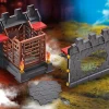 Imaginaire|Action & Aventure|PLAYMOBIL Façade d'extension avec prison et mur cassable pour la Forteresse volcanique des Burnham Raiders
