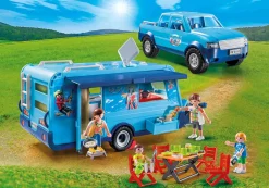 La Vie Quotidienne|My Life|PLAYMOBIL Famille avec voiture et caravane