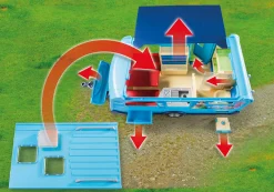 La Vie Quotidienne|My Life|PLAYMOBIL Famille avec voiture et caravane