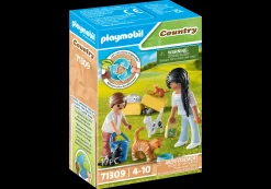 La Vie Quotidienne|Les Animaux|PLAYMOBIL Famille de chats avec femme et enfant