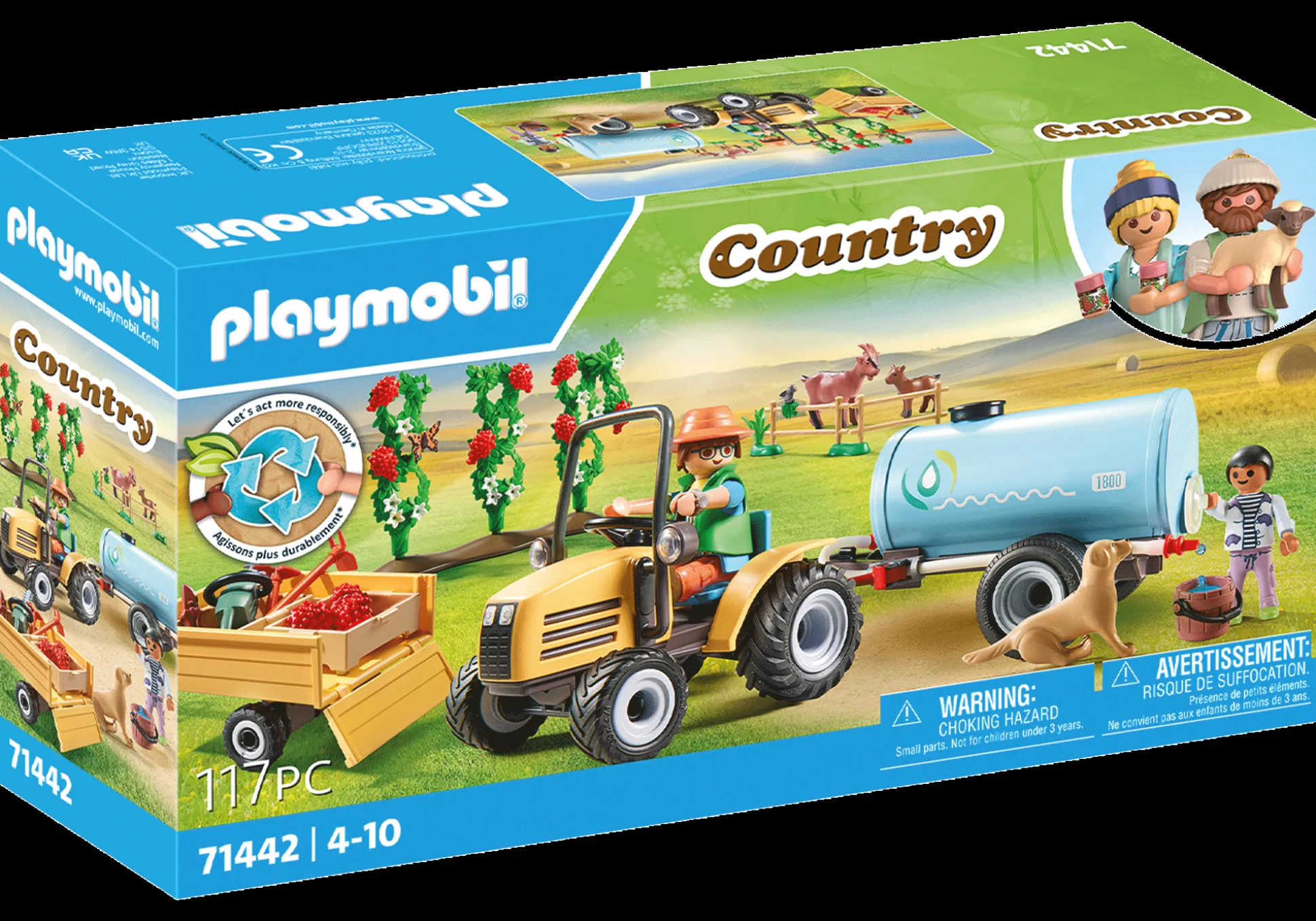 La Vie Quotidienne|Les Animaux|PLAYMOBIL Fermier avec tracteur et citerne