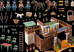 Histoire|Western|PLAYMOBIL Fort Rocks du Far-West