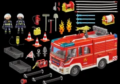 Héros Du Quotidien|Action & Aventure|PLAYMOBIL Fourgon d'intervention des pompiers