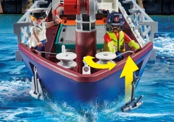 Action & Aventure|Action Heroes|PLAYMOBIL Grand cargo avec bateau de douaniers