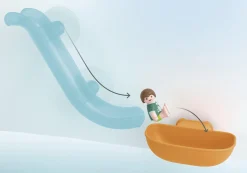 Action & Aventure|PLAYMOBIL Grand toboggan aquatique et animaux marins