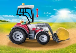 Les Animaux|PLAYMOBIL Grand tracteur électrique