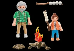 La Vie Quotidienne|My Life|PLAYMOBIL Grand-père avec petite fille et feu de camp