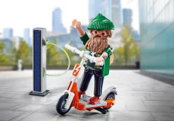 La Vie Quotidienne|Action & Aventure|PLAYMOBIL Hipster avec trottinette électrique
