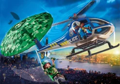 Héros Du Quotidien|Action & Aventure|PLAYMOBIL Hélicoptère de police et parachutiste