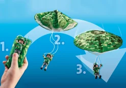 Héros Du Quotidien|Action & Aventure|PLAYMOBIL Hélicoptère de police et parachutiste
