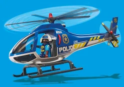 Héros Du Quotidien|Action & Aventure|PLAYMOBIL Hélicoptère de police et parachutiste