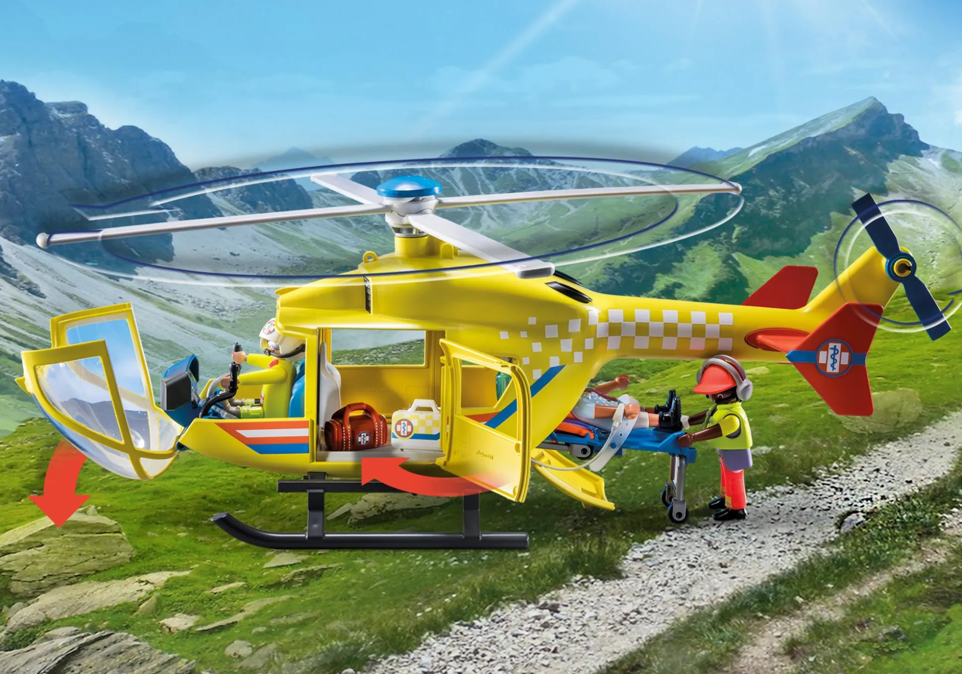 Héros Du Quotidien|My Life|PLAYMOBIL Hélicoptère de secours