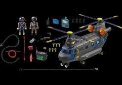 Héros Du Quotidien|Action & Aventure|PLAYMOBIL Hélicoptère de transport des forces spéciales