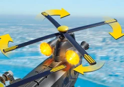 Héros Du Quotidien|Action & Aventure|PLAYMOBIL Hélicoptère de transport des forces spéciales
