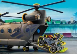 Héros Du Quotidien|Action & Aventure|PLAYMOBIL Hélicoptère de transport des forces spéciales