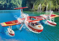 Héros Du Quotidien|Action & Aventure|PLAYMOBIL Hydravion avec pompier