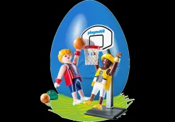Action & Aventure|La Vie Quotidienne|PLAYMOBIL Joueurs de Basket-ball avec panier