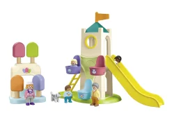 La Vie Quotidienne|PLAYMOBIL Junior : Aire de jeux avec toboggan géant