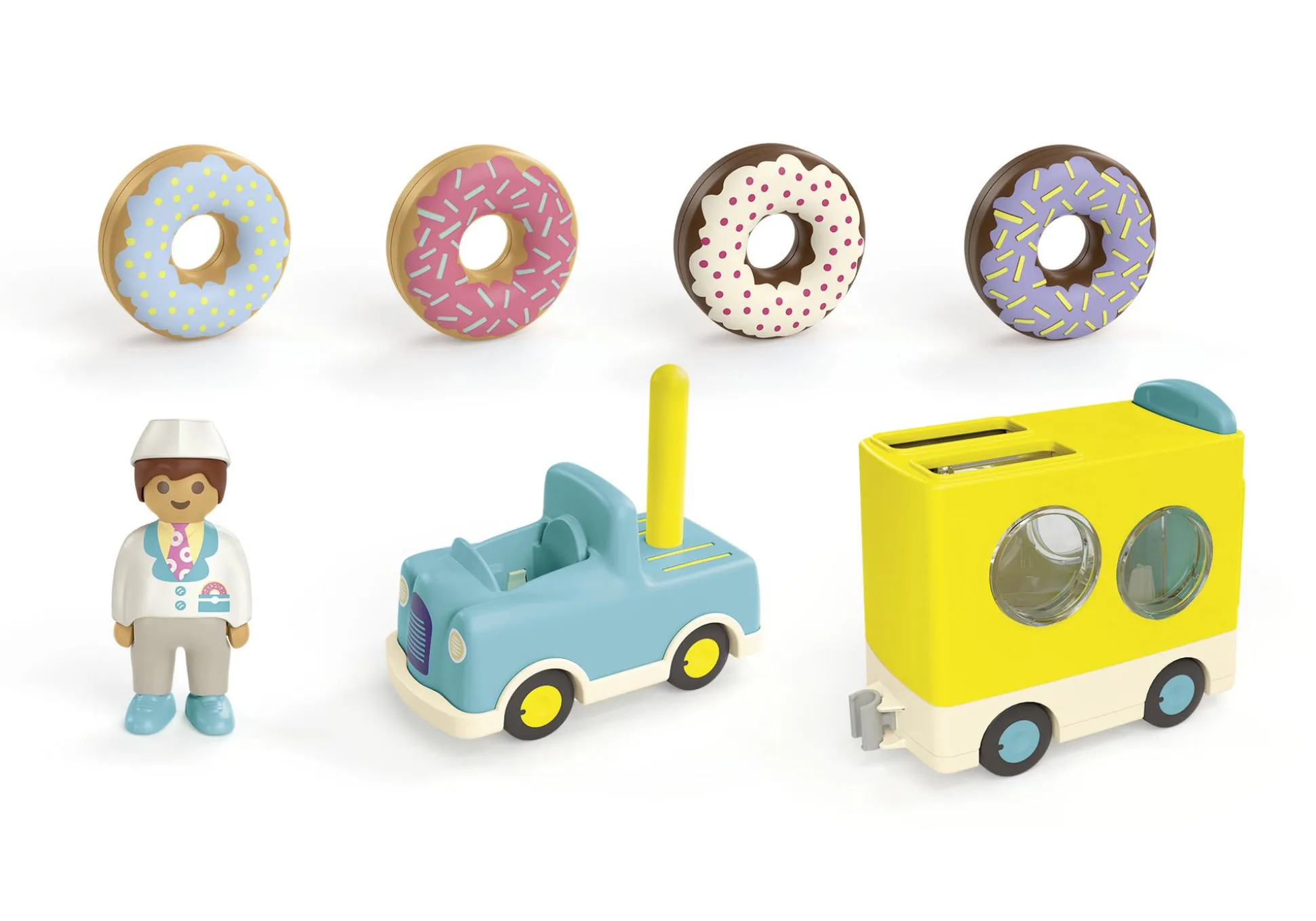 La Vie Quotidienne|PLAYMOBIL Junior : Camion de donuts