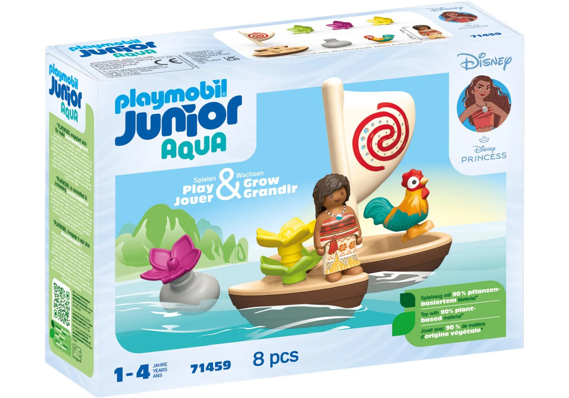 Films Et Séries|PLAYMOBIL Junior & Disney : Vaiana et bateau à voile
