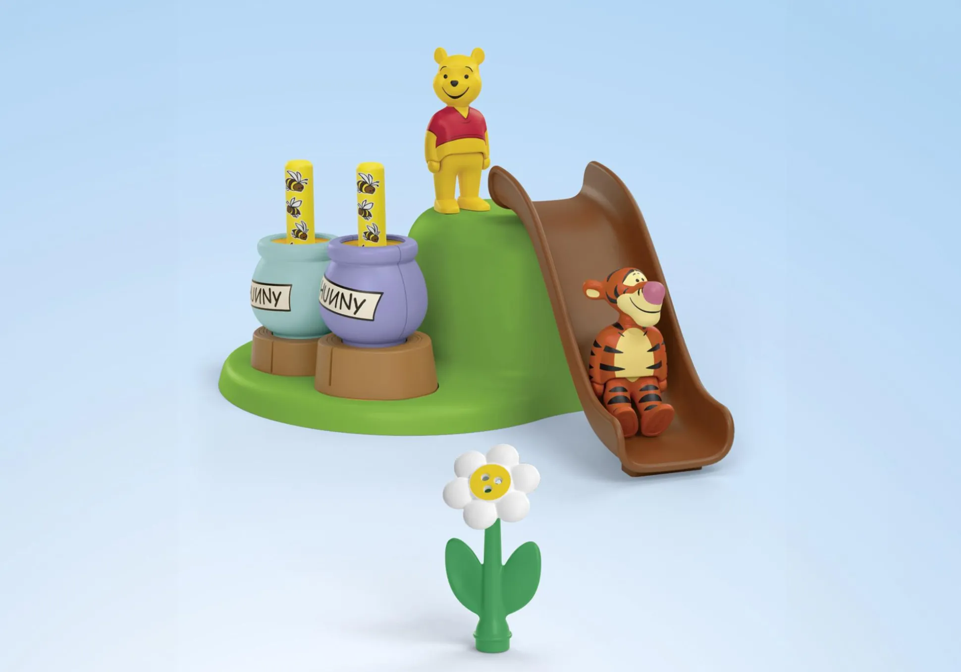 Films Et Séries|PLAYMOBIL Junior & Disney : Winnie l'ourson et Tigrou avec jardin d'abeilles