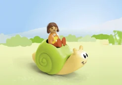 La Vie Quotidienne|PLAYMOBIL Junior : Enfant avec escargot à bascule