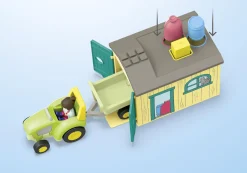 La Vie Quotidienne|PLAYMOBIL Junior : Ferme avec tracteur et animaux