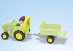 La Vie Quotidienne|PLAYMOBIL Junior : Ferme avec tracteur et animaux