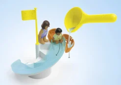 Action & Aventure|PLAYMOBIL JUNIOR AQUA : Parcours aquatique avec jeux d'eau et effets d'app