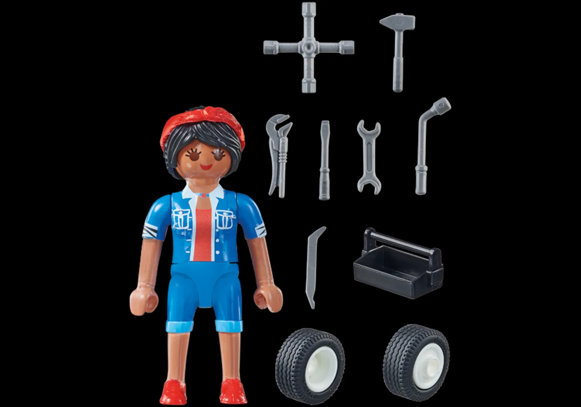 Action & Aventure|Action Heroes|PLAYMOBIL Mécanicienne