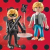 Films Et Séries|PLAYMOBIL Miraculous : Adrien & Chat Noir