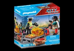 Action & Aventure|Action Heroes|PLAYMOBIL Ouvrier et douanière