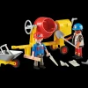 Action & Aventure|Action Heroes|PLAYMOBIL Ouvriers avec bétonnière