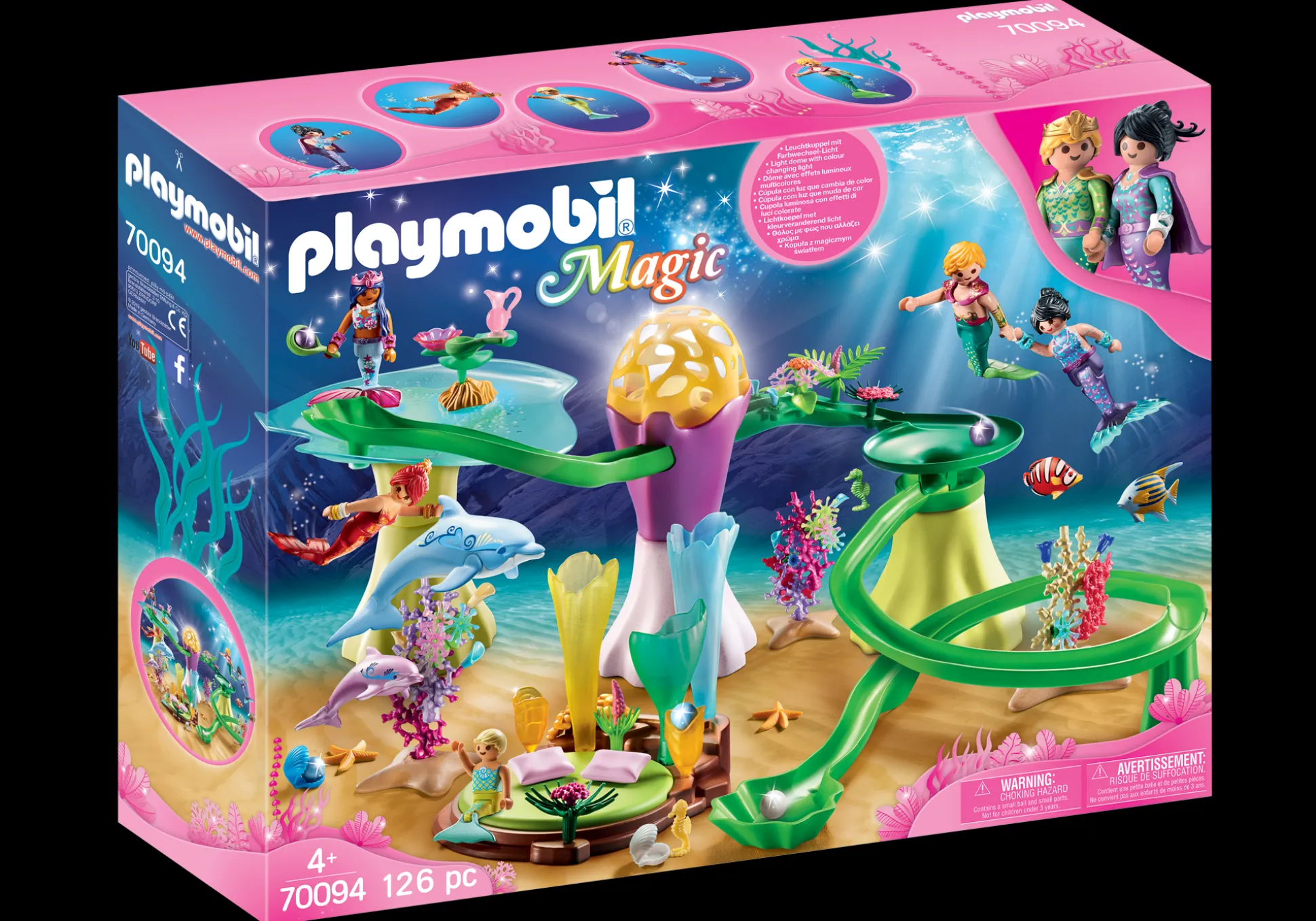 Imaginaire|PLAYMOBIL Pavillon de corail avec dôme lumineux