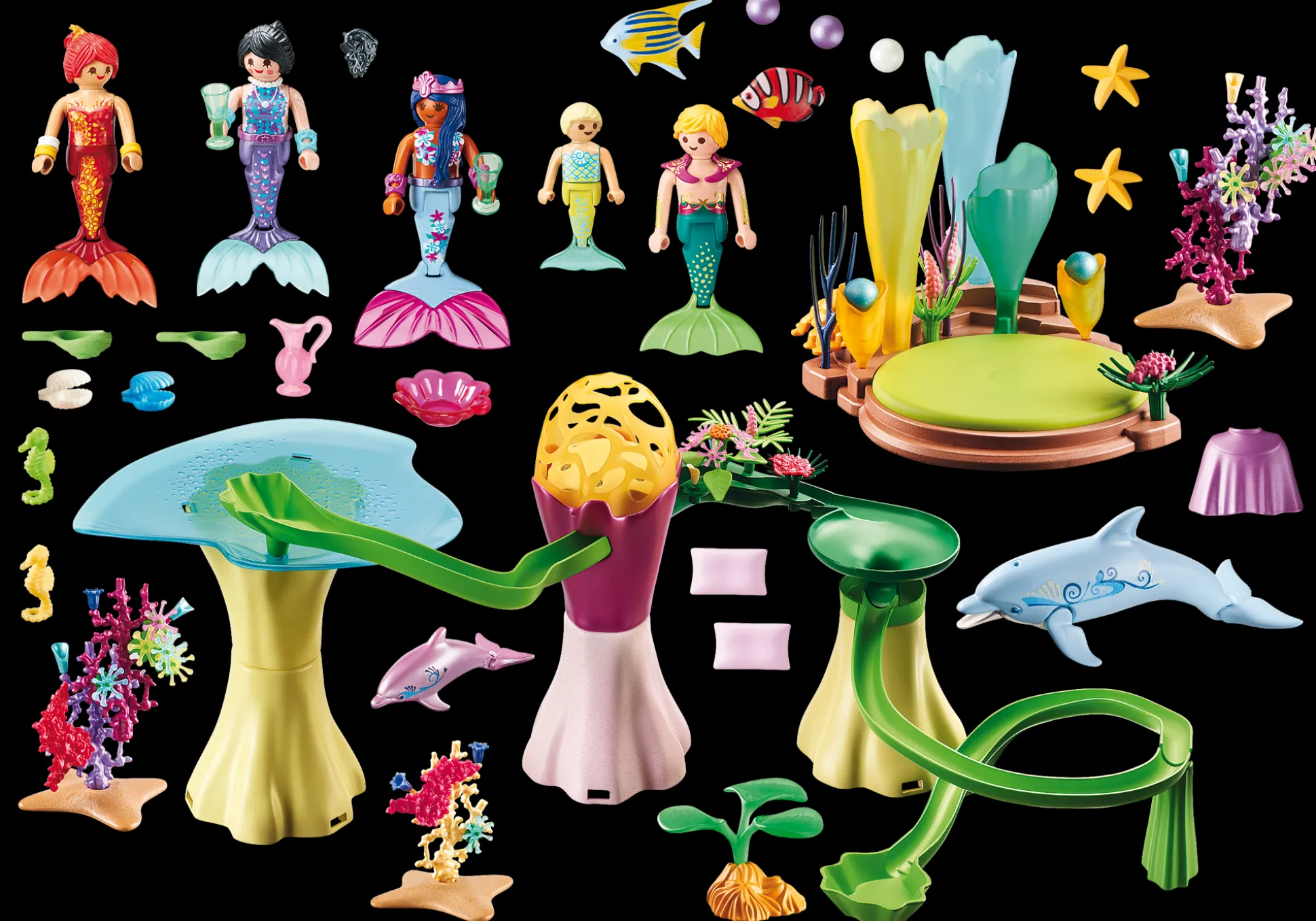 Imaginaire|PLAYMOBIL Pavillon de corail avec dôme lumineux
