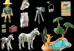 Les Animaux|PLAYMOBIL Photographe avec déguisement et zèbres