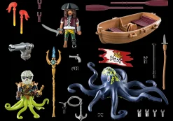 Action & Aventure|PLAYMOBIL Pirate avec pieuvre géante