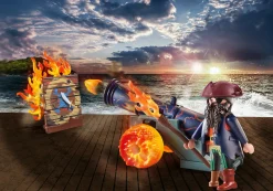 Action & Aventure|PLAYMOBIL Pirate et canon de feu