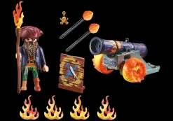 Action & Aventure|PLAYMOBIL Pirate et canon de feu